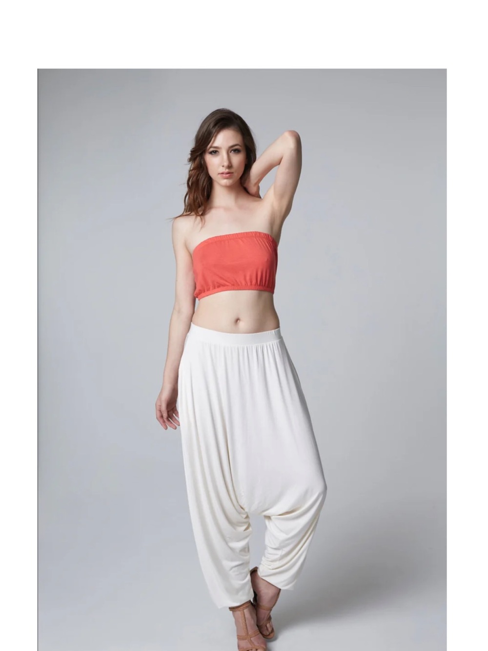 Cream Harem Pants